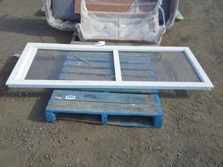 Sliding Window 79 1/2" X 32".