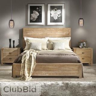 Grain Wood Furniture Montauk Panel Bed Driftwood King  (GRNW1017_20355014_15593024)