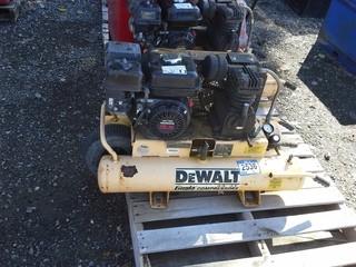 DeWalt Gas Powered Compressor, Honda GX160 5.5 HP Motor. 