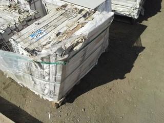 Lot of (10) Bundles of 4 Pieces  2' X 2' Porcelain Polished Tile. 