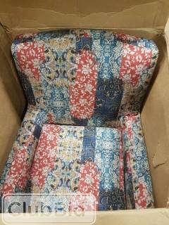 Bungalow Rose Cadwell Arm Chair Floral (BNRS3124_20781921)