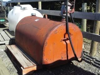 Metal Slip Tank W/Hand Pump.