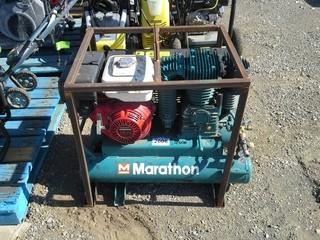 Marathon 2 Tank Gas Compressor, Honda GX270 9hp Engine. 