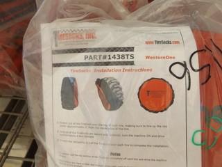 Lot of (5) Tire Socks for Skid Steer. 