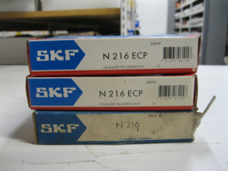 Lot of Bearings SKF N 216, SKF NU 312 ECP, SKF NF 314 ECP/C3, Etc. Call Tim @ 403-968-9430 For Further Information.