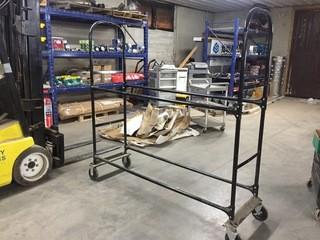 Rolling Tire Storage Rack.