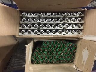 Lot of (2) Boxes of Fluorescent Bulbs.