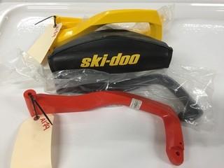 Lot of Assorted New Ski-Doo Grab Handles & (1) Ski-Doo Handle Bar Cover