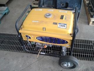 Selling Off-Site - Powerfist DFY6500H Generator AC 120V. Located in Taber AB, Call Tim For Further Details (403) 968-9430.