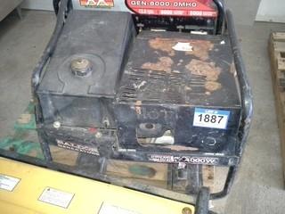 Selling Off-Site - Baldor Premier OHV40H 4000W Generator.  Located in Taber AB, Call Tim For Further Details (403) 968-9430.