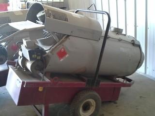 Selling Off-Site - Herman Nelson Kerosene Heater 320,000 BTU. Located in Taber AB, Call Tim For Further Details (403) 968-9430.