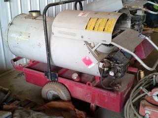 Selling Off-Site - Herman Nelson Kerosene Heater 320,000 BTU. Located in Taber AB, Call Tim For Further Details (403) 968-9430.