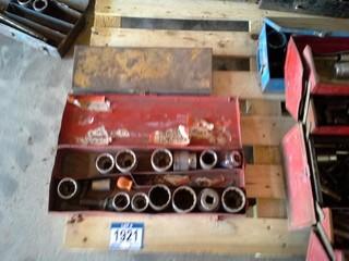 Selling Off-Site - Assorted Sockets, Various Sizes up to 2" . Located in Taber AB, Call Tim For Further Details (403) 968-9430.