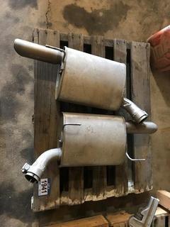 Selling Off-Site - (2) Mufflers  . Located in Taber AB, Call Tim For Further Details (403) 968-9430.