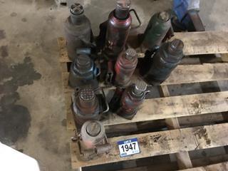 Selling Off-Site - Bottle Jacks. Located in Taber AB, Call Tim For Further Details (403) 968-9430.