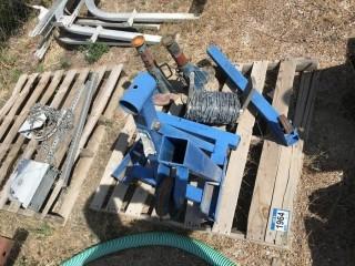 Selling Off-Site - Powerfist 2000 LB Folding Engine Stand W/Barb Wire.  Located in Taber AB, Call Tim For Further Details (403) 968-9430.