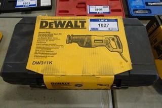 Dewalt H.D. Reciprocating Saw Kit Variable Speed Model DW311K