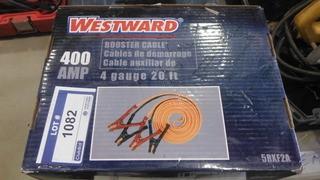 Westward Booster Cables 4 Gauge 20' 400 Amp Part # 5RXF2A