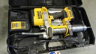Dewalt Electric Grease Gun (Cordless) 20V c/w Battery and Charger Model # DCGG571