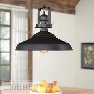 Laurel Foundry Modern Farmhouse Estelle 1-Light Mini Pendant - Blk (LRFY3875)