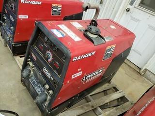 Lincoln Electric 305G Ranger Gas Welder, Showing 1100Hrs. SN U1140308347