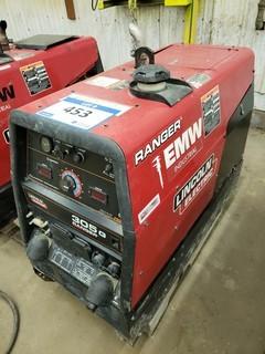 Lincoln Electric 305G Ranger Gas Welder, Showing 673Hrs. SN U1160701140