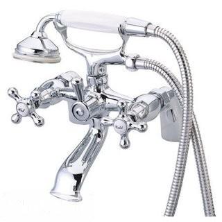 Elements of Design Charleston Deck Mount Diverter Tub / Shower Faucet (EDE2745_4293573)