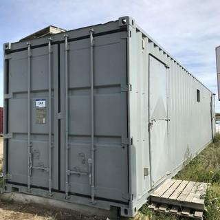 40ft Storage Container c/w Shelving and Contents *Note: Buyer Responsible For Load Out*