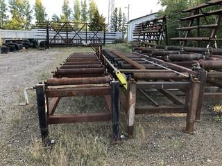 Qty Of (2) Steel Roller Tables *Buyer Responsible For Load Out*