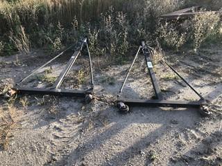 Qty Of (2) Poles For Gantry Crane