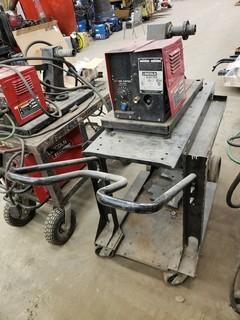 Lincoln Electric LN-7 Wirefeeder C/w Cart *Note: May Require Repair*