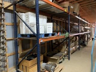 Pallet Racking C/w 6 Uprights and 12 Beam Sets *NOTE Available To Be Picked Up After Sept 30*