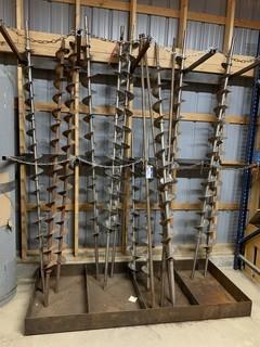 Qty of Auger Flighting and Storage Rack