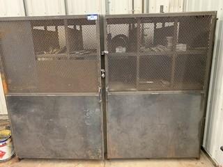 Steel Shop Cabinet c/w Contents