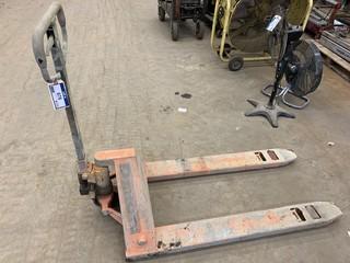 Pallet Jack NOTE Requires Repair to Wheel