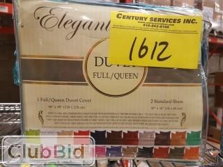 ELEGANT COMFORT Duvet Cover Set - Queen _ Teal(EEGA11341913975919147370)