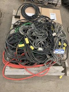 Qty Of Extension Cords And Assorted Cable