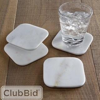 Wade Logan Marble Coaster Set (WLGN4227_20113803)