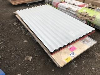 Lot of  Assorted Hanging Barn Style Doors, PolyCarb Panel & Security Panel Etc.