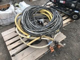 Concrete Vibrator System c/w Assorted Clamps Etc.