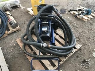 Dismas Pump c/w 1.5Hp Motor, Stand & Hose