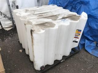 Polyethelene Liquid Storage Tank c/w Metal Base