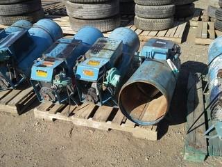 Lot of (3) Sure Flame Natural Gas/Propane Industrial Heaters. 