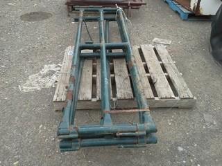 Lot of (4) Steel Gates 26 1/2" X 90" .