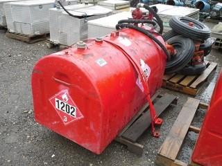 Steel Slip Tank  W/Fill-Rite 20 GPM Electric Pump.