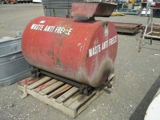 Waste & Antifreeze Metal Container .