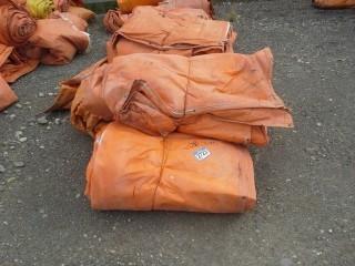 Lot of (5) Large Industrial Tarps.