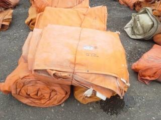 Lot of (5) Large Industrial Tarps.