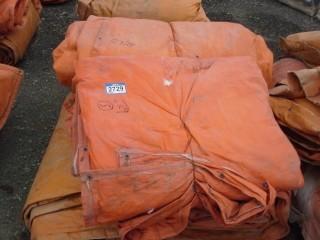 Lot of (5) Large Industrial Tarps.