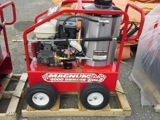 Magnum 4000 Gold Hot Water Pressure Washer, 15hp Electric Start. 